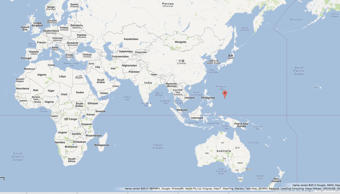 map of palau world